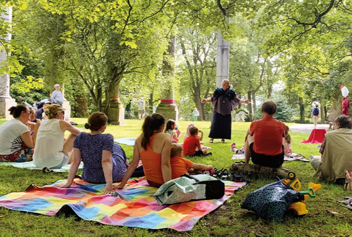Geschichten im Park